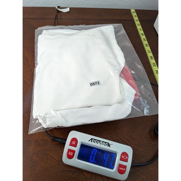 Banana‎ Republic Sheer Blouse XS White Pleated Long Sleeves Overlay Office Shirt - Picture 8 of 8